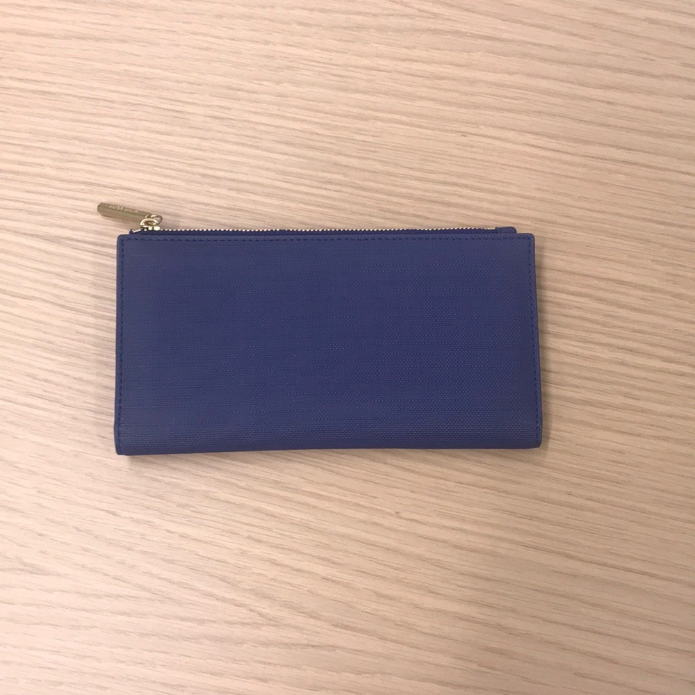 New Dagne Dover Slim Wallet in Blue